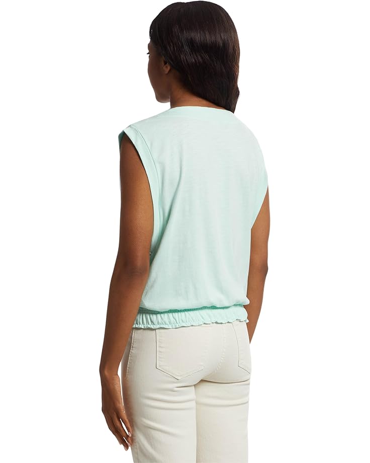 Lilla P Elastic Hem Boatneck Top Women's