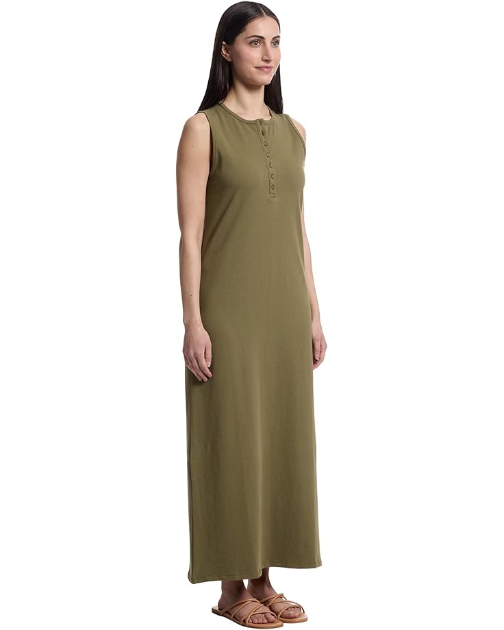 Lilla P Henley Maxi Dress Women's