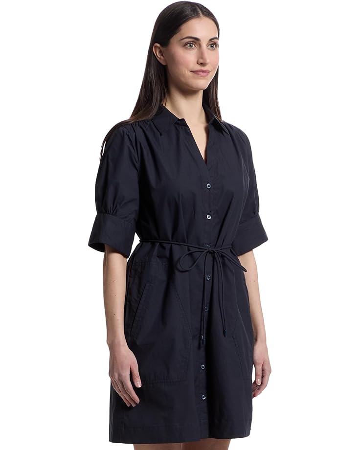 Lilla P Shirred Sleeve Shirt Dress Women's