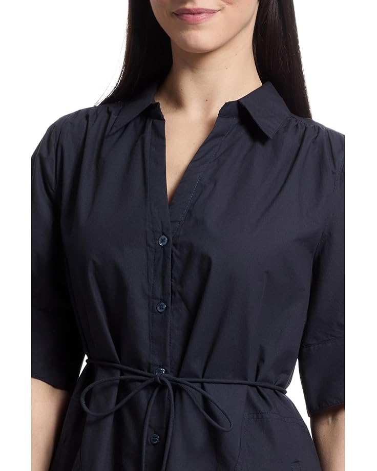 Lilla P Shirred Sleeve Shirt Dress Women's