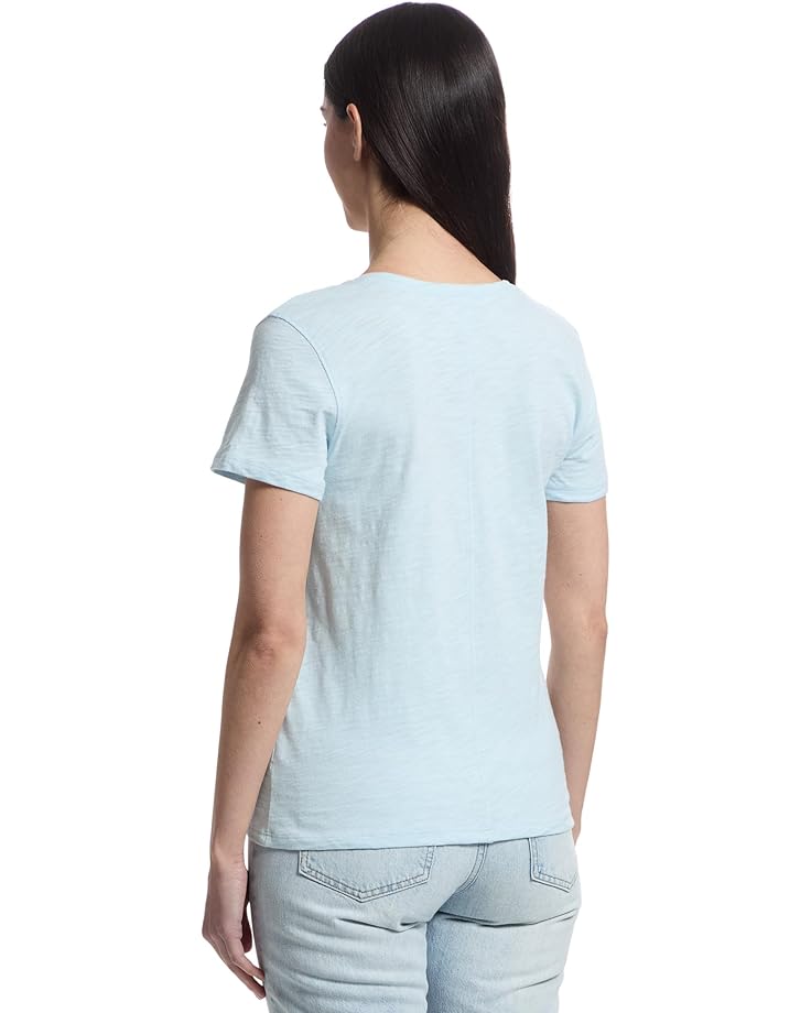 Lilla P Short Sleeve Back Seam V-Neck Women's