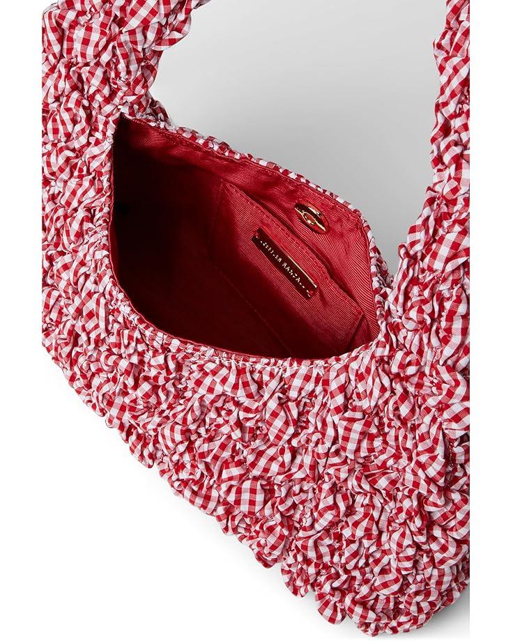 6pm Loeffler Randall Syd Smocked Mini Hobo