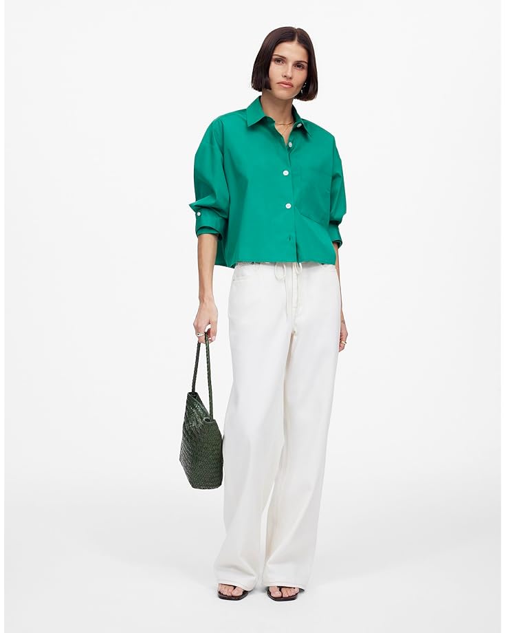 Madewell Alice Shirt Women's Verdant Green