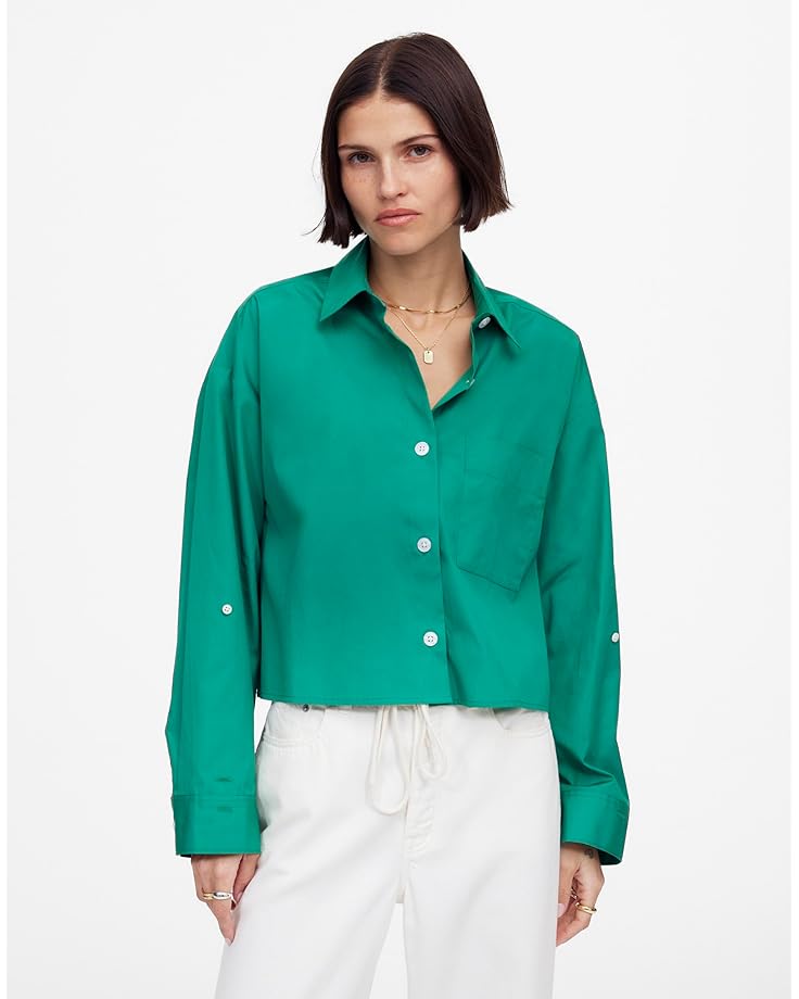 Madewell Alice Shirt Women's Verdant Green