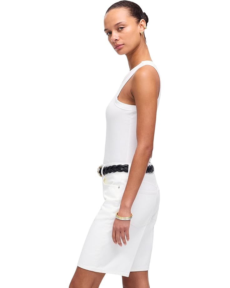 6pm Madewell Bermuda Shorts In Pure White Women's