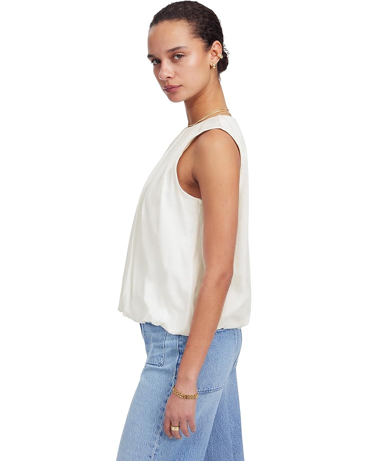 Madewell Bubble Fashion Top Women's White