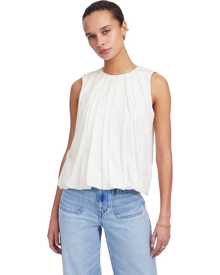 Madewell Bubble Fashion Top Women's White