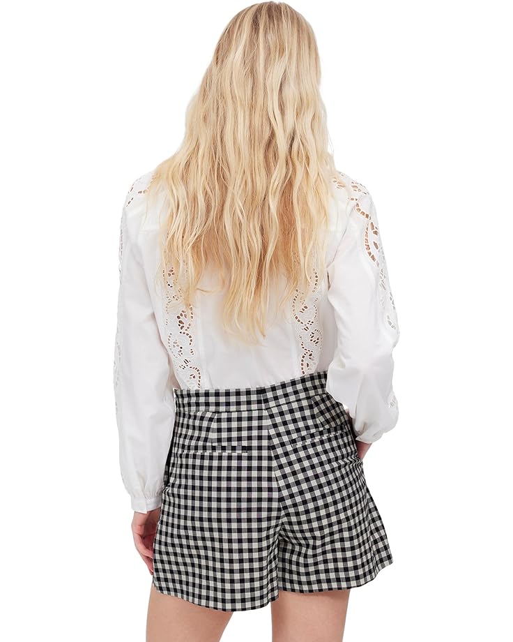 Madewell Gingham Mini Skort Women's True Black