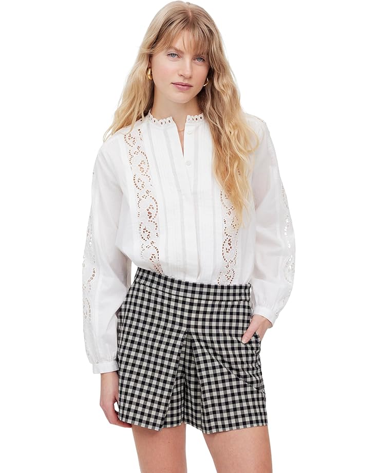 Madewell Gingham Mini Skort Women's True Black