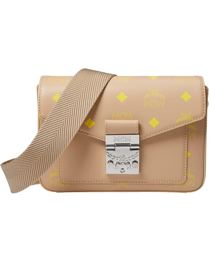 MCM Color Splash Logo Crossbody Small