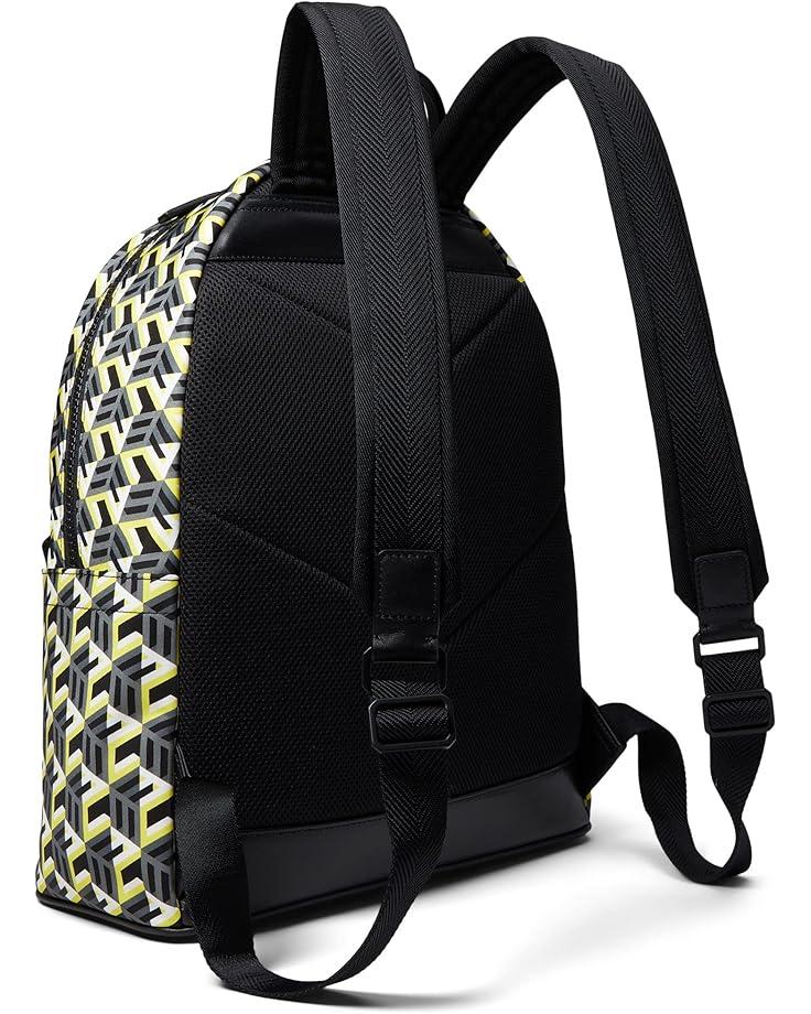 6pm MCM Cubic Logo Nylon Backpack Medium