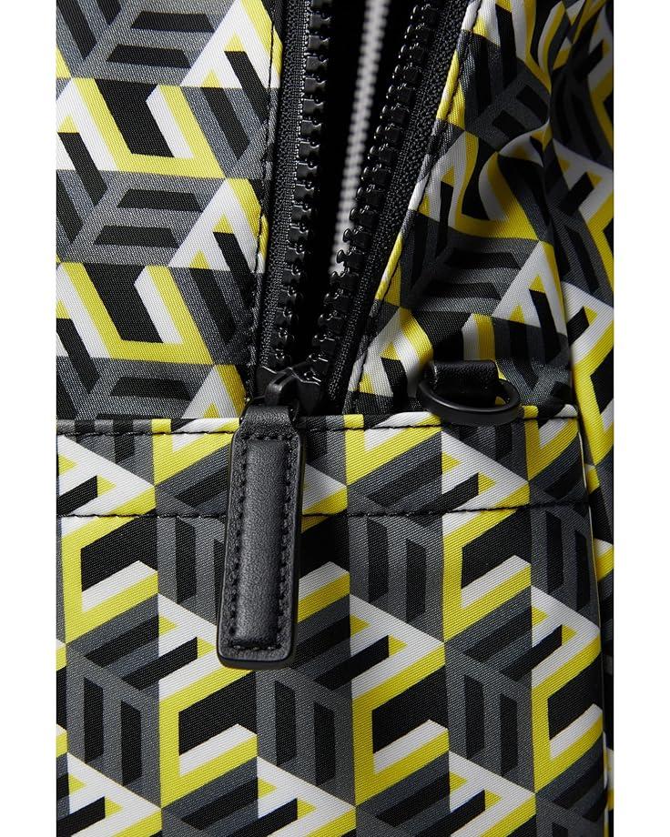 6pm MCM Cubic Logo Nylon Backpack Medium