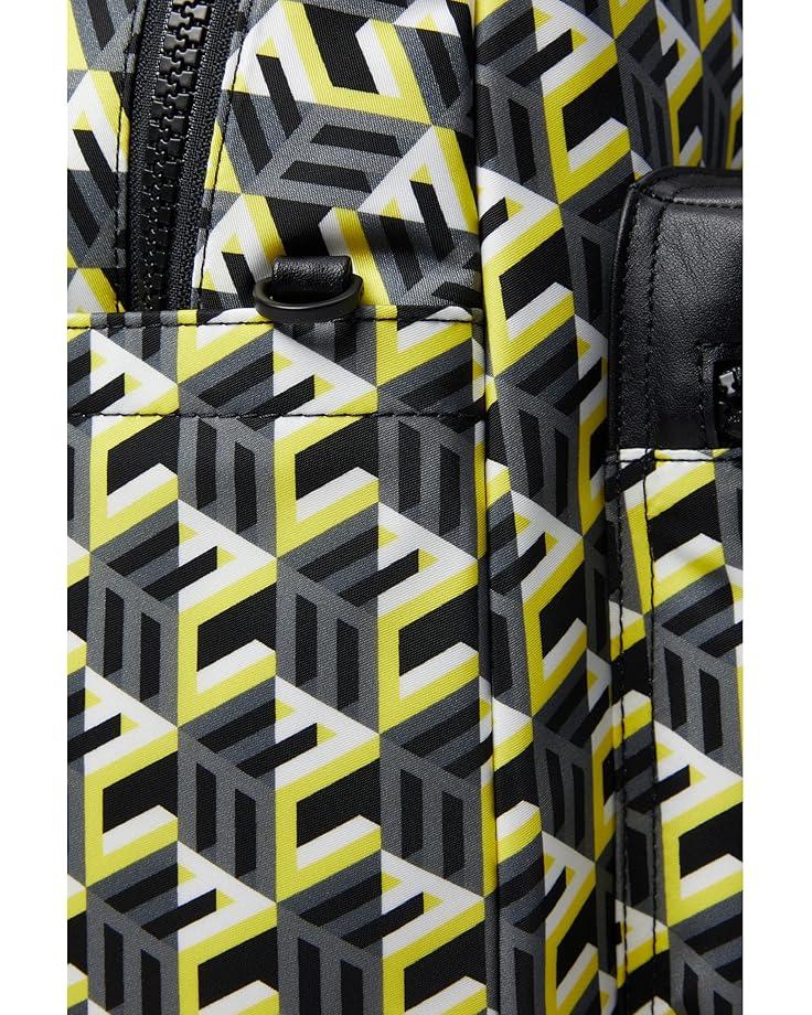 6pm MCM Cubic Logo Nylon Backpack Medium