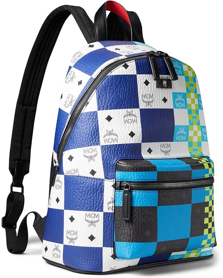 6pm MCM Stark Checkerboard Vi Backpack Medium MT