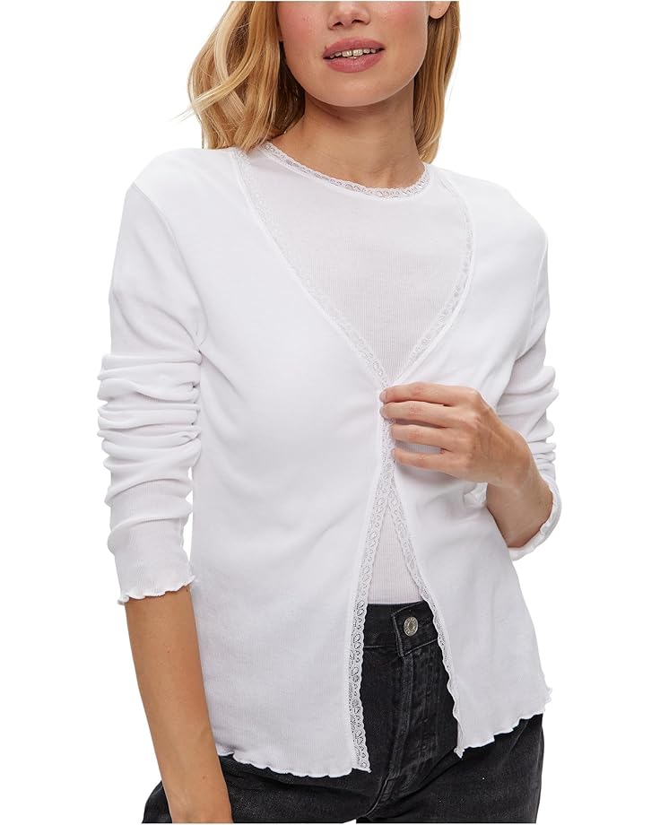 6pm Michael Stars Beatrice V-Neck Cardigan Women's