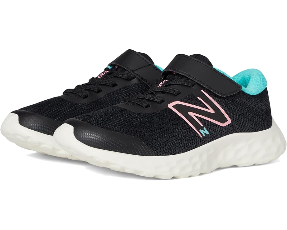 6pm New Balance Kids 520v8 Bungee Lace (Little Kid)