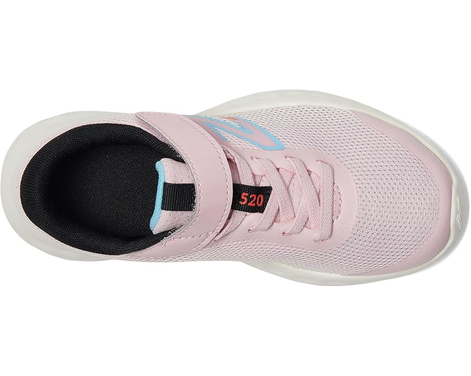 6pm New Balance Kids 520v8 Bungee Lace (Little Kid)