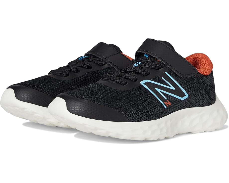 6pm New Balance Kids 520v8 Bungee Lace (Little Kid)
