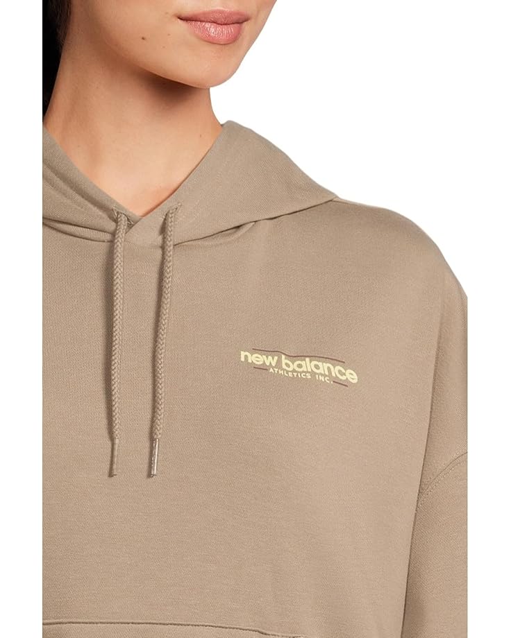 New Balance Multi Color Logo Hoodie Women's