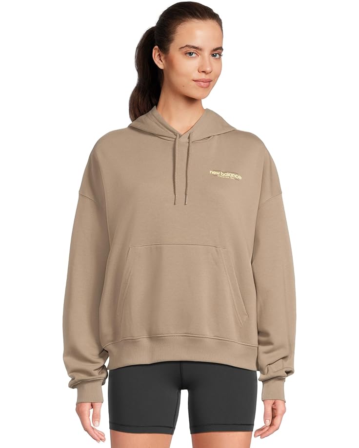 New Balance Multi Color Logo Hoodie Women's
