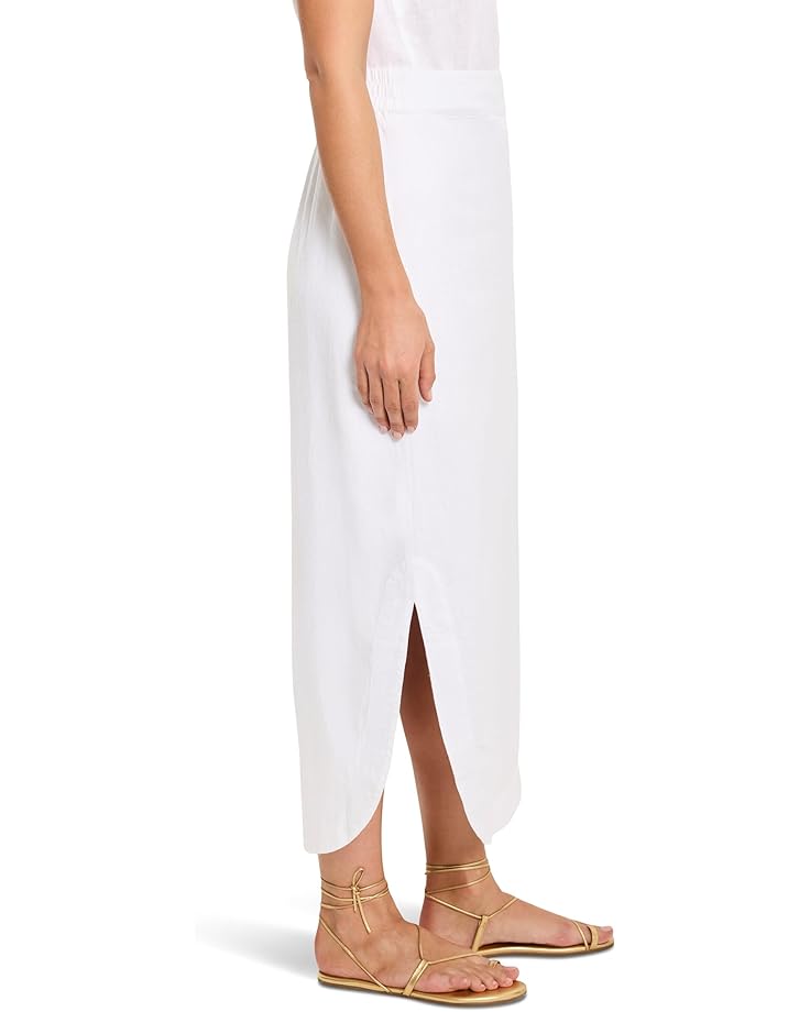 6pm NIC+ZOE Petite Rumba Linen Dip Skirt Women's