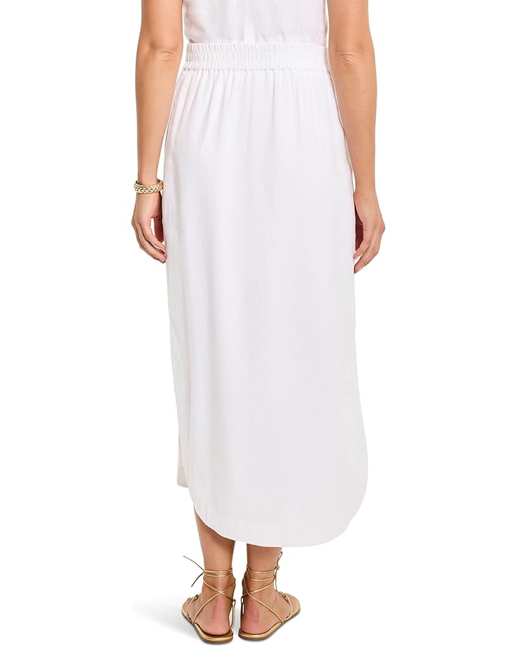 6pm NIC+ZOE Petite Rumba Linen Dip Skirt Women's
