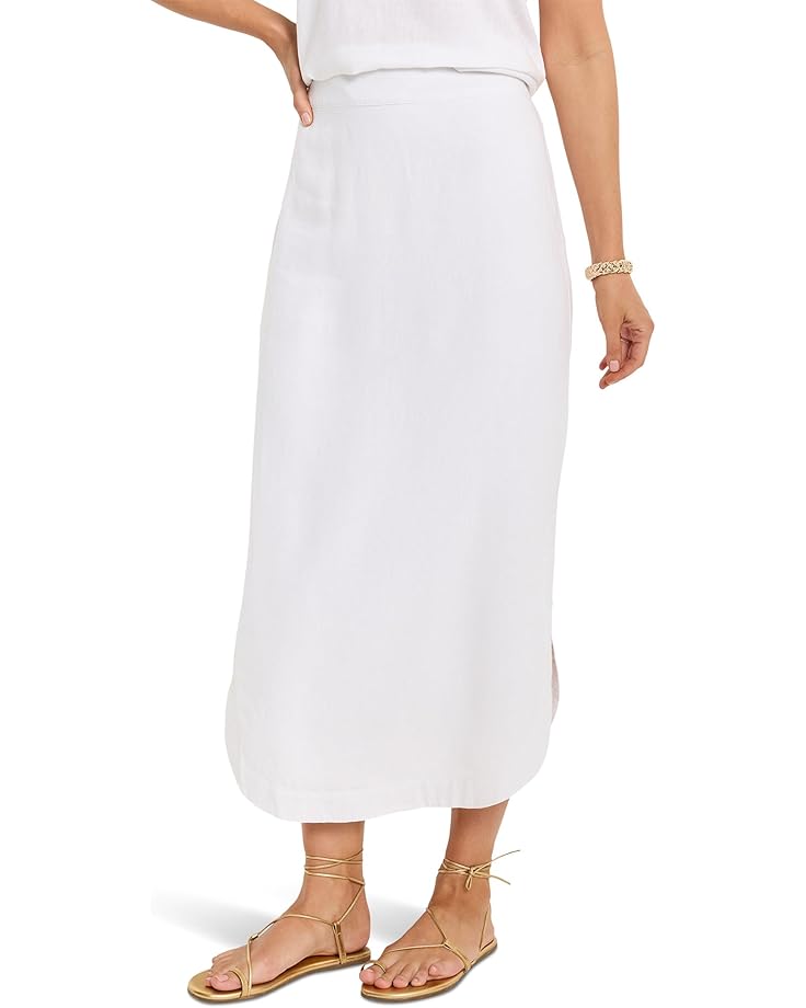 6pm NIC+ZOE Petite Rumba Linen Dip Skirt Women's