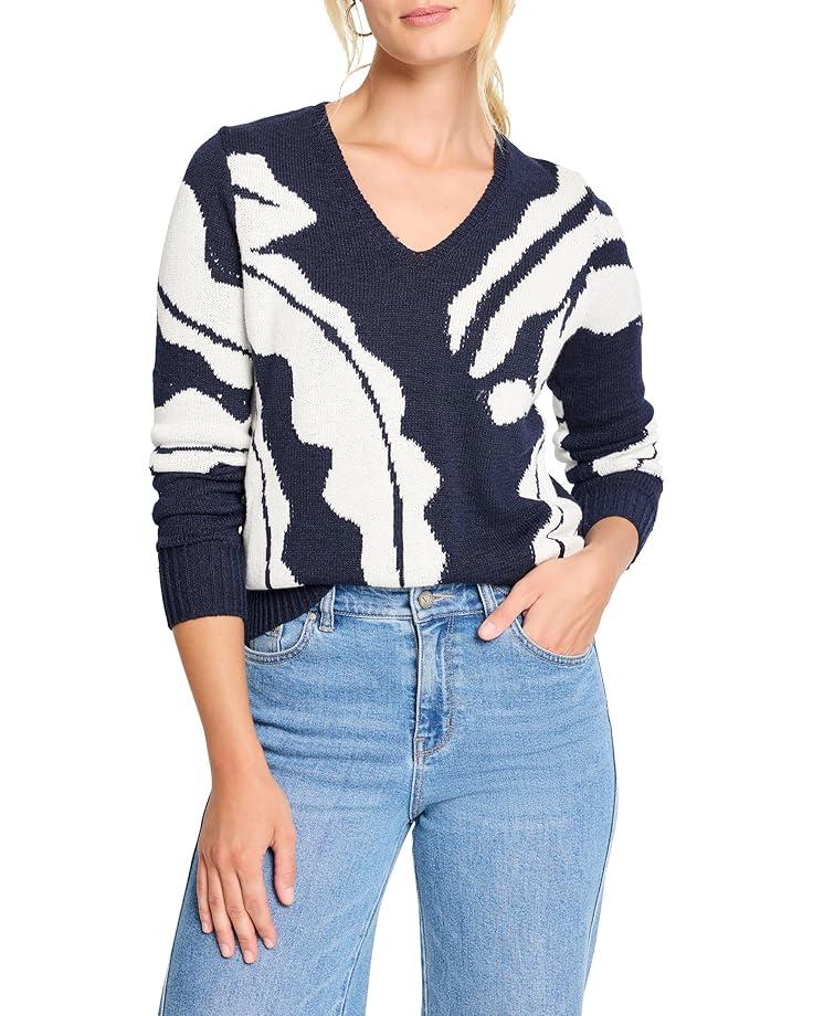 6pm NIC+ZOE Shadow Reef Sweater Women's