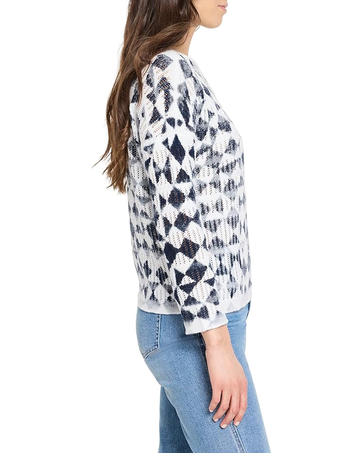NIC+ZOE Textured Diamond Sweater Women's