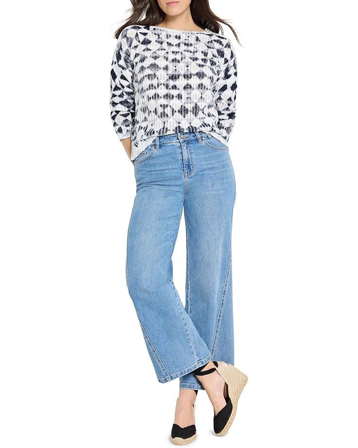 NIC+ZOE Textured Diamond Sweater Women's