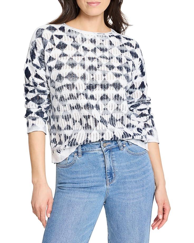 NIC+ZOE Textured Diamond Sweater Women's