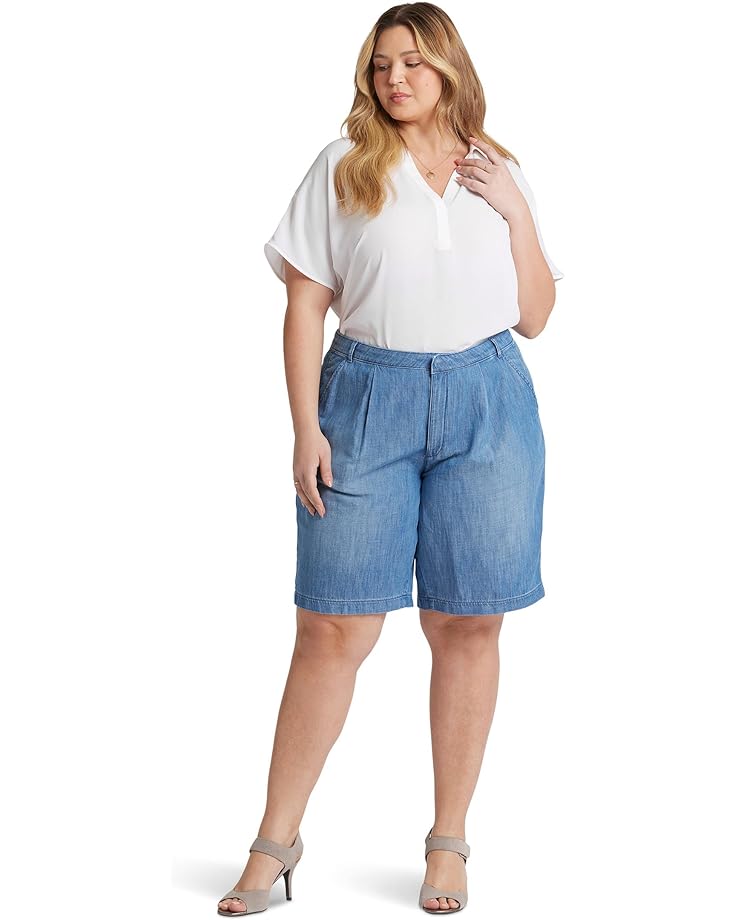 6pm NYDJ Plus Size Bermuda Shorts in Corfu Women's