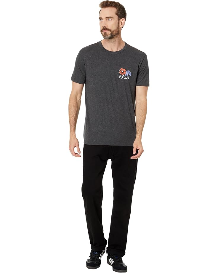 RVCA Floral Park S/S Men's Black