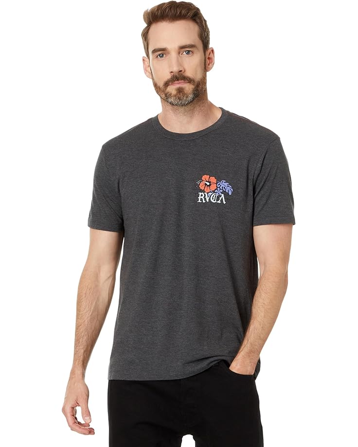 RVCA Floral Park S/S Men's Black