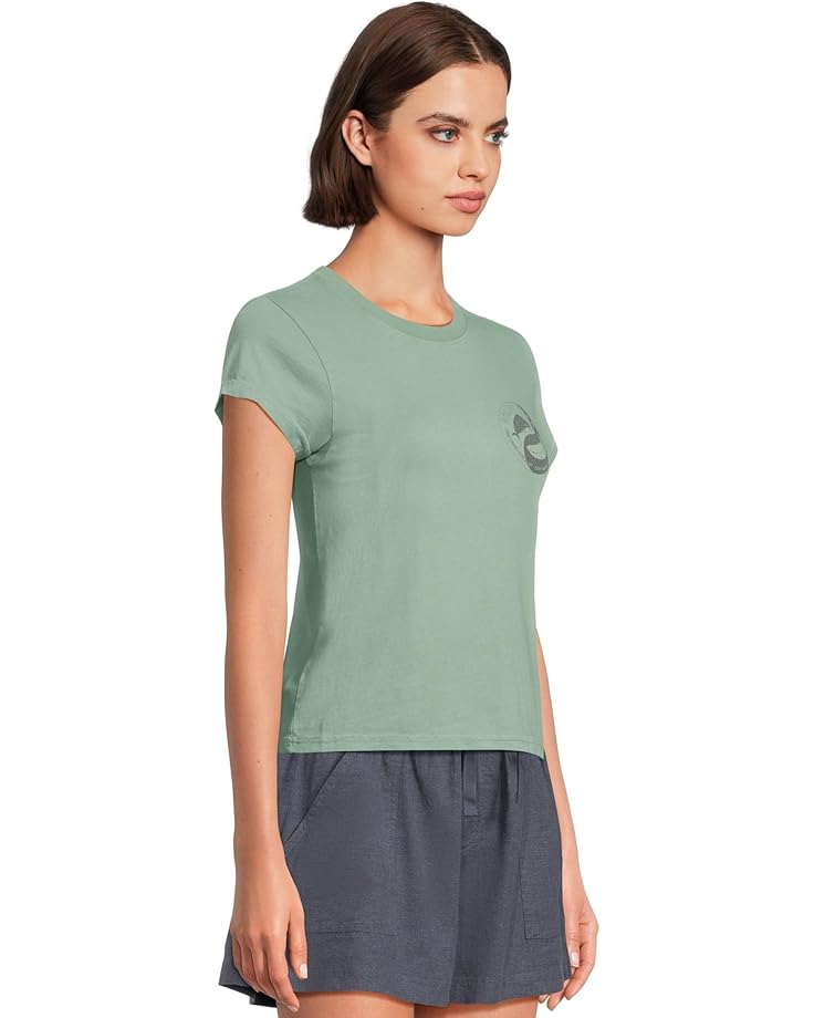 Salty Crew Fishin Yang Modern Tee Women's Sage
