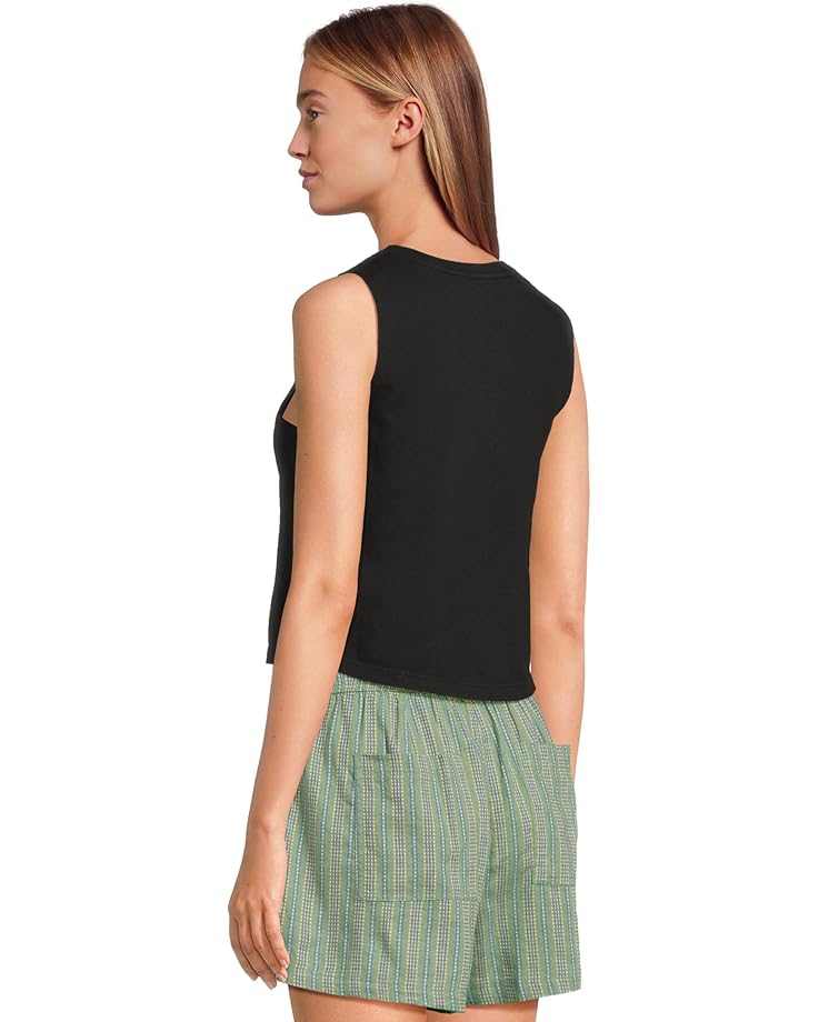 Salty Crew Sea Life Cropped Tank Women's Black