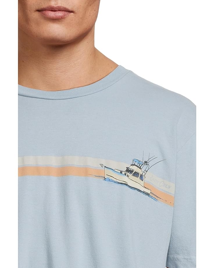 6pm Salty Crew Water Line Short Sleeve Tee Men's