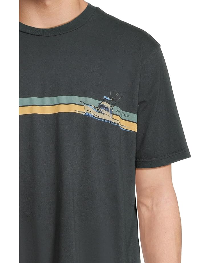 6pm Salty Crew Water Line Short Sleeve Tee Men's