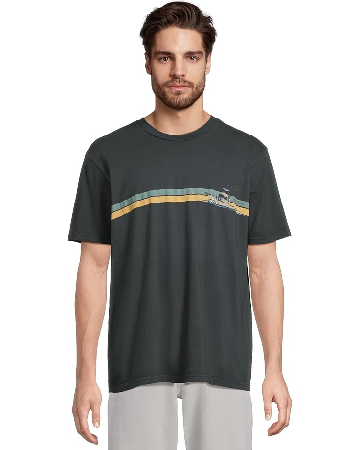 6pm Salty Crew Water Line Short Sleeve Tee Men's
