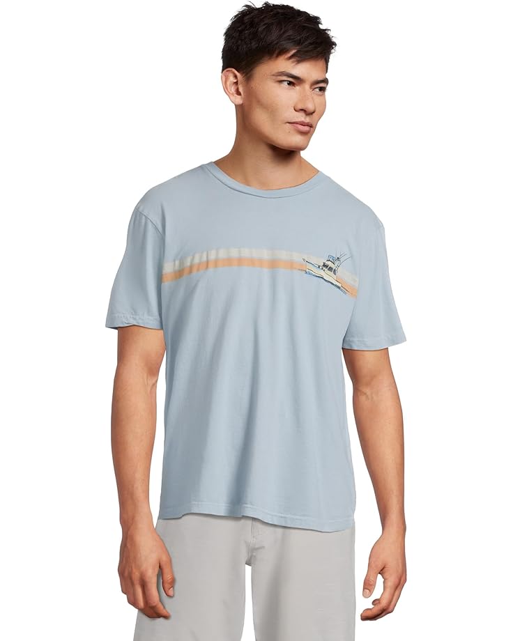 6pm Salty Crew Water Line Short Sleeve Tee Men's