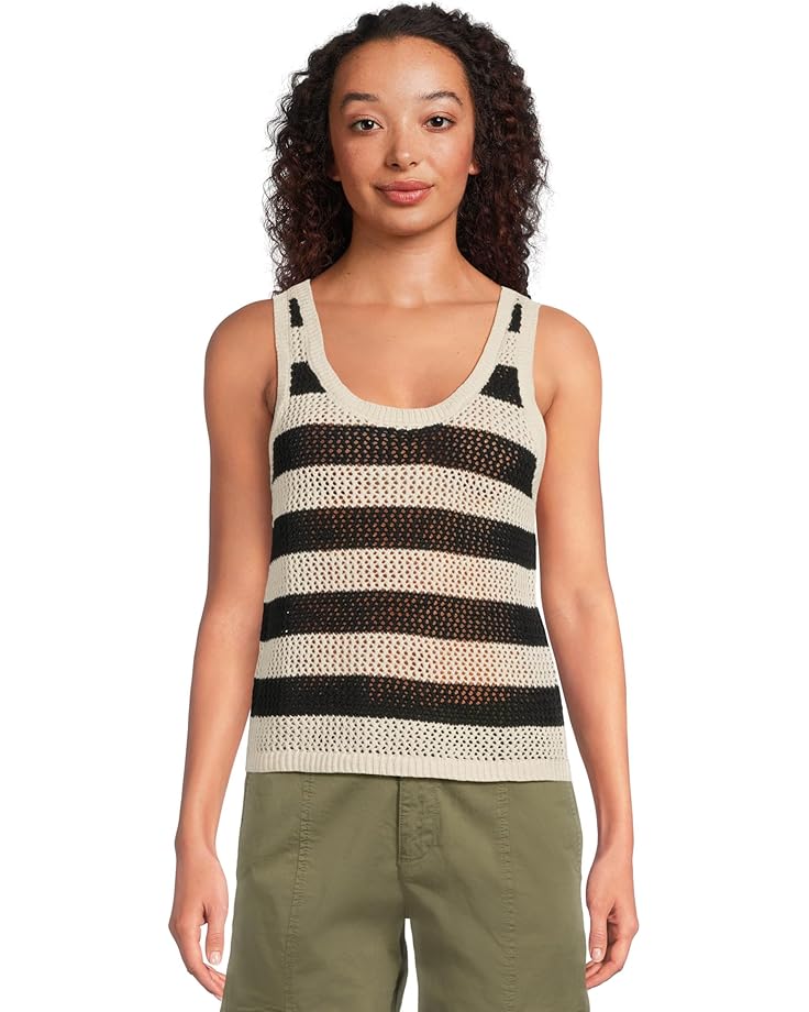 6pm Sanctuary Mesh Stitch Shell Women's