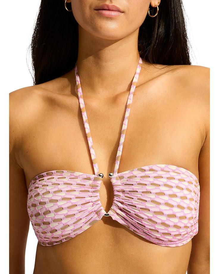 6pm Seafolly Mala Ring Front Bandeau Women's