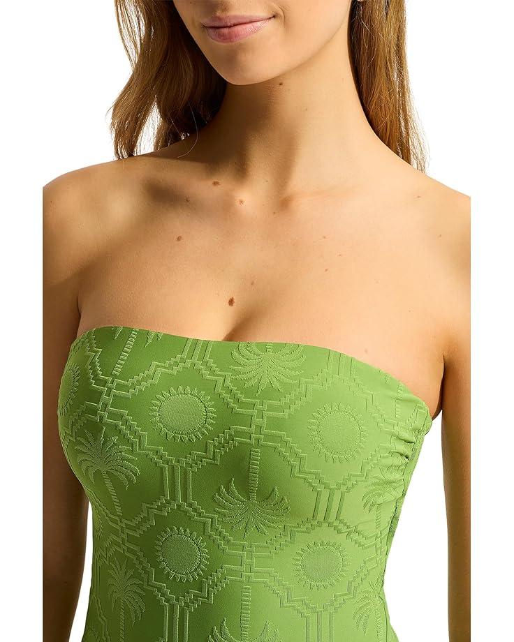 Seafolly Oasis DD Bandeau One Piece Women's