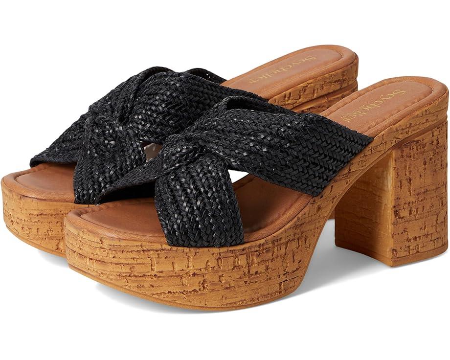 Seychelles Adorned Raffia Slide Sandal Women's