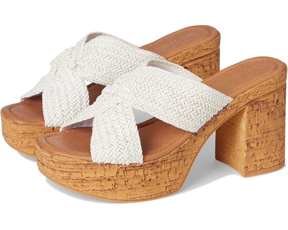 Seychelles Adorned Raffia Slide Sandal Women's