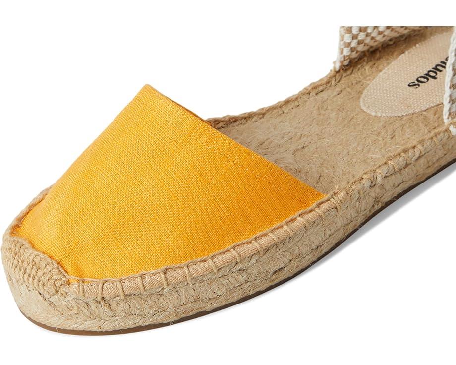 6pm Soludos Linen Lauren Lace-up Women's