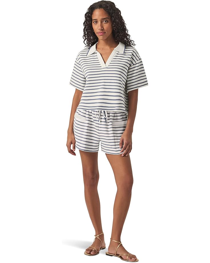 6pm Splendid Cassie Terry Striped Short Women's