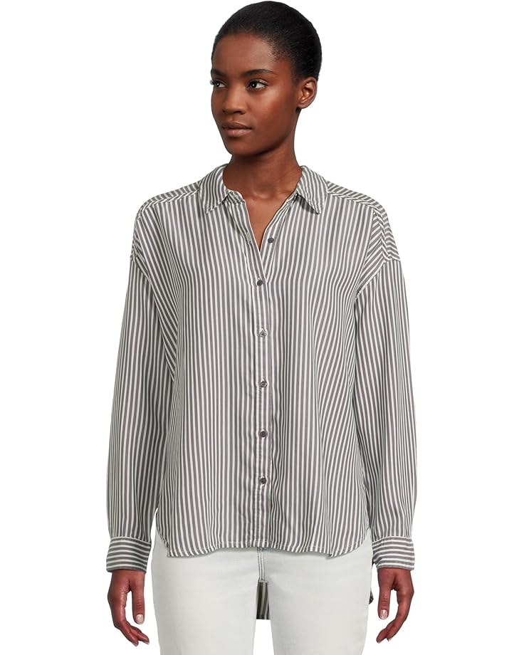 6pm Splendid Ella Stripe Butoon Down Shirt Women's