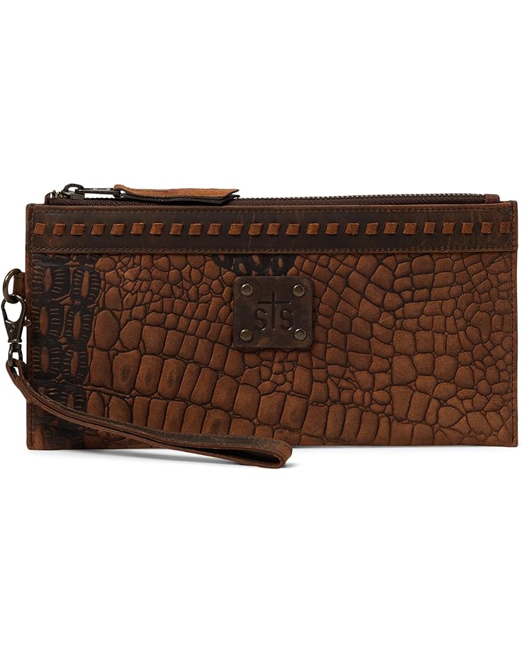 6pm STS Ranchwear Catalina Croc Clutch