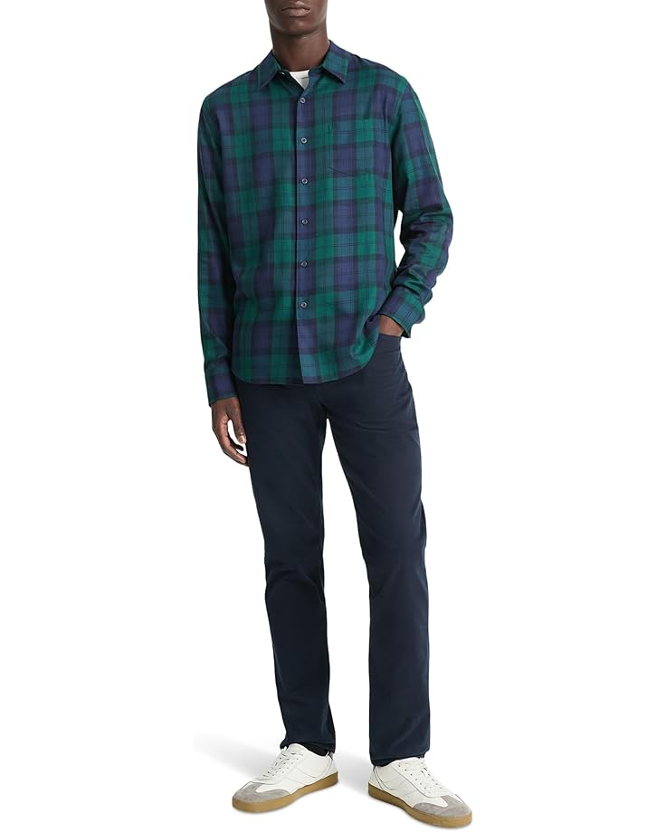 Vince Castaic Plaid Long Sleeve Men's